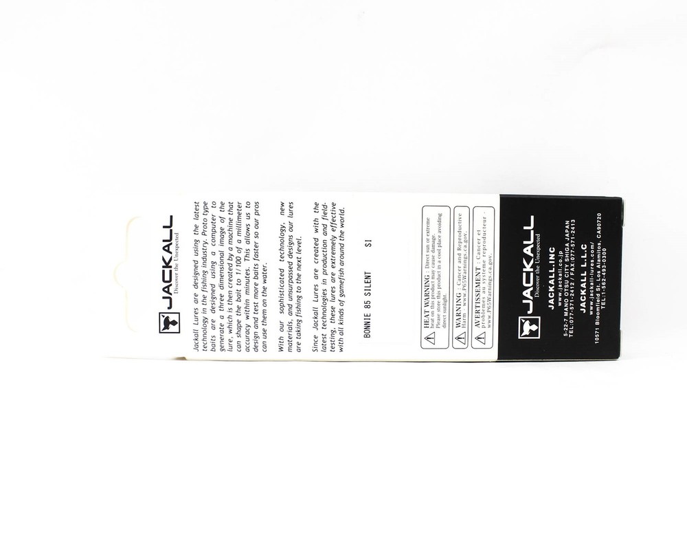 Jackall Bonnie 85 Silent Floating Lure Bone Silver (9968)
