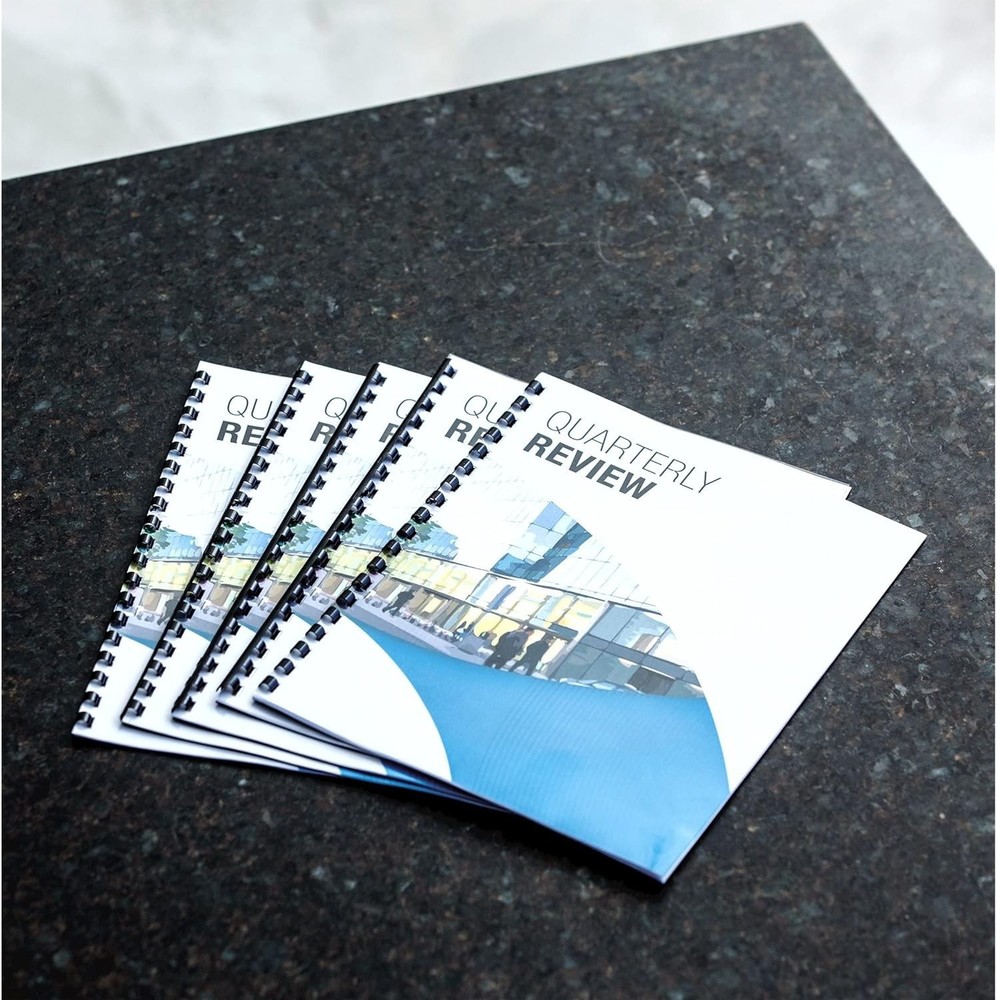 8mil Clear Binding Presentation Covers - 100 Pack for Enhanced Document Displays