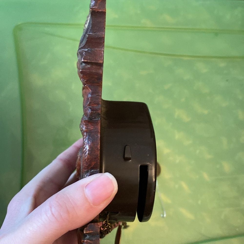 Rustic Brown Cuckoo Clock by Lux Co