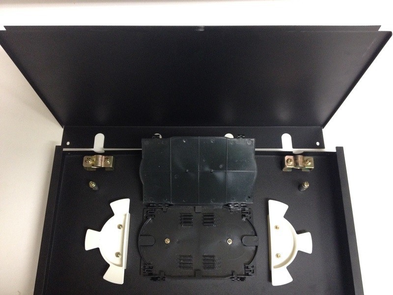 Fiber Optic Patch Panel,1U,Rackmount,12 Port Loaded LC Duplex MM