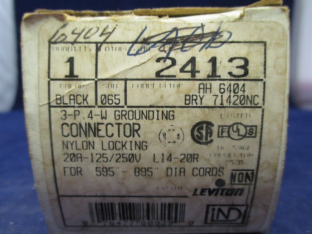 Leviton Connector 2413 new