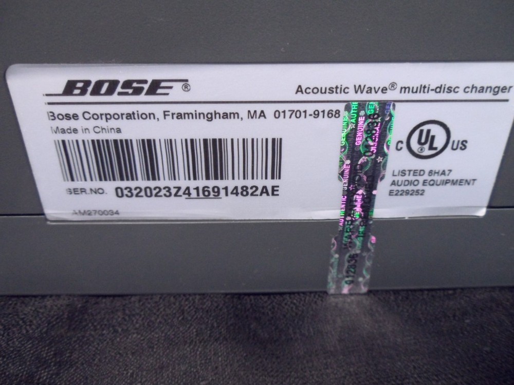 Bose Acoustic Wave Music System Multi-Disc 5-CD Changer WORKING