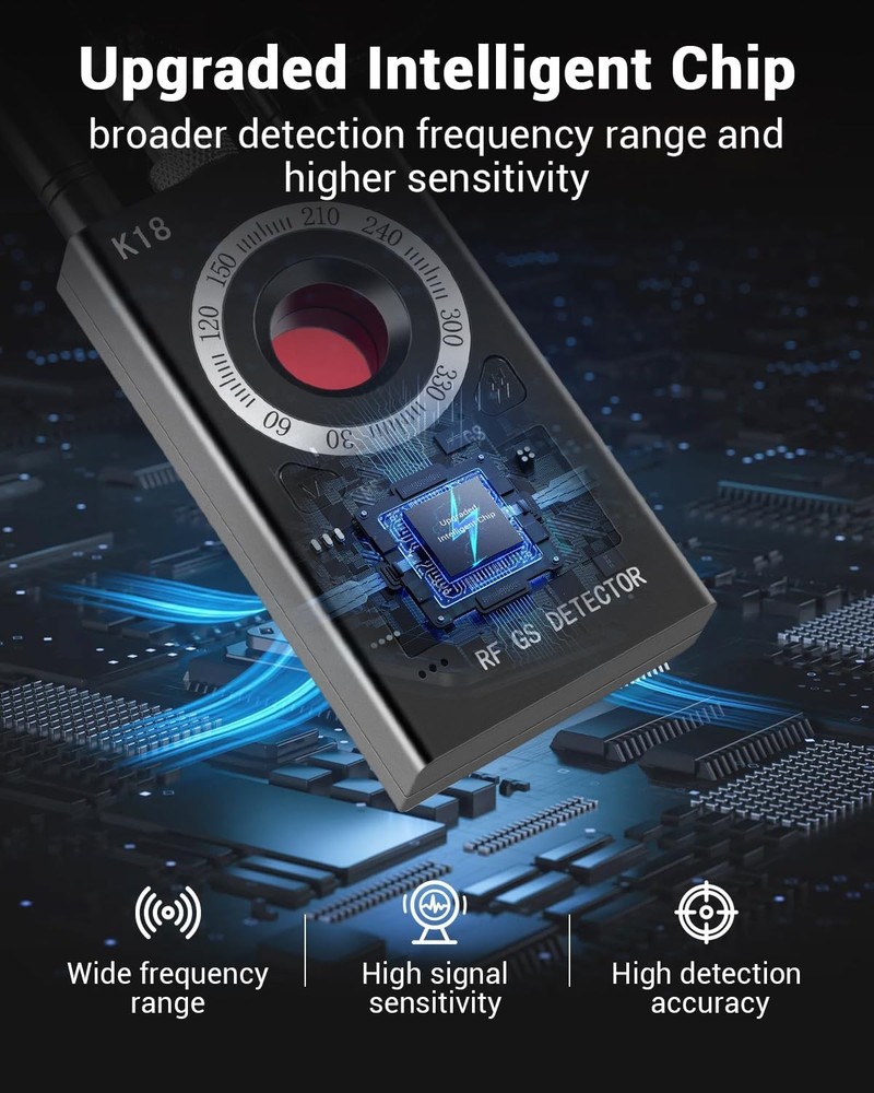 Hidden Camera Detectors, Anti Spy Finder, GPS Tracker Detector,...