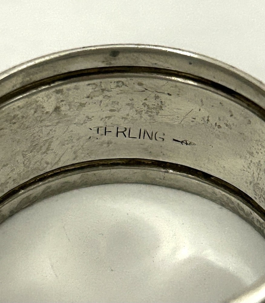 Webster Sterling Hand-hammered Napkin Ring