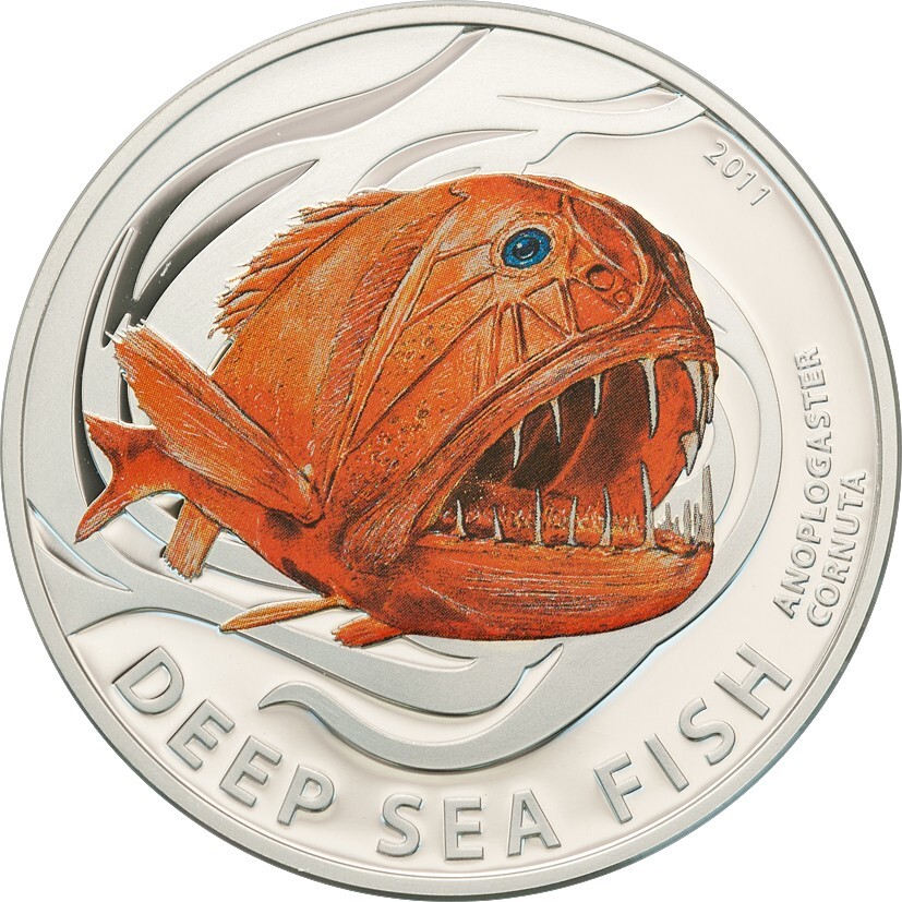 Pitcairn Islands 2$ 2011 Silver Proof Cornuta