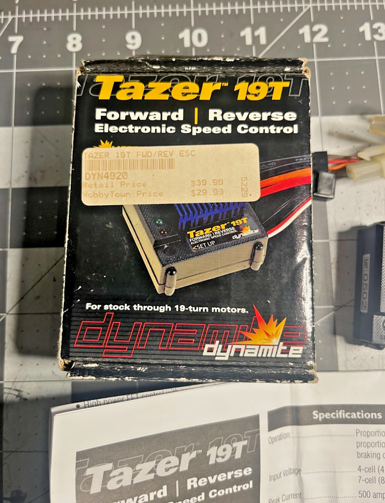 Dynamite Tazer 19T Vintage ESC (DYN4920) Super Nice Condition