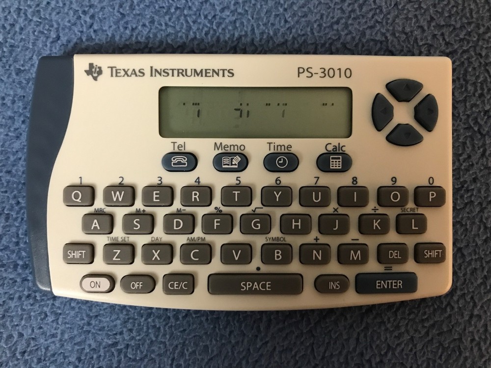 Texas Instruments TI PS-3010 Compact Data Bank/Scheduler Open Box Non-working