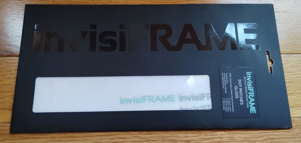 InvisiFRAME bicycle frame protection - Dot Patches Gloss