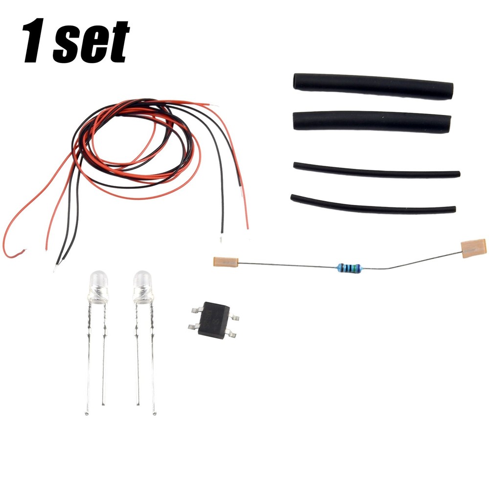 Replaceable Flicker Control Garden Decoration 3mm 9-12V Convenient Red