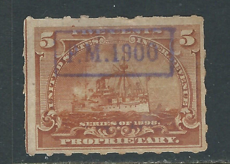 Bigjake: RB-31p,  5 cent Proprietary Battleship - P. M. 1900