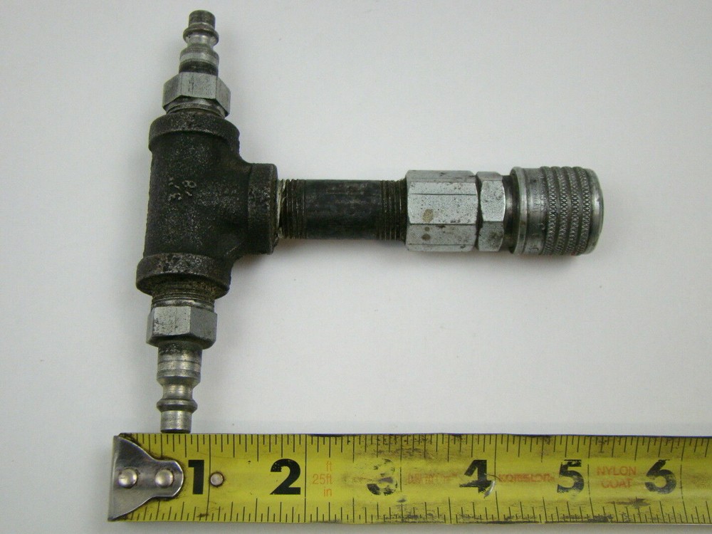 Air Pneumatic Quick Connect T Coupler 3/8 "