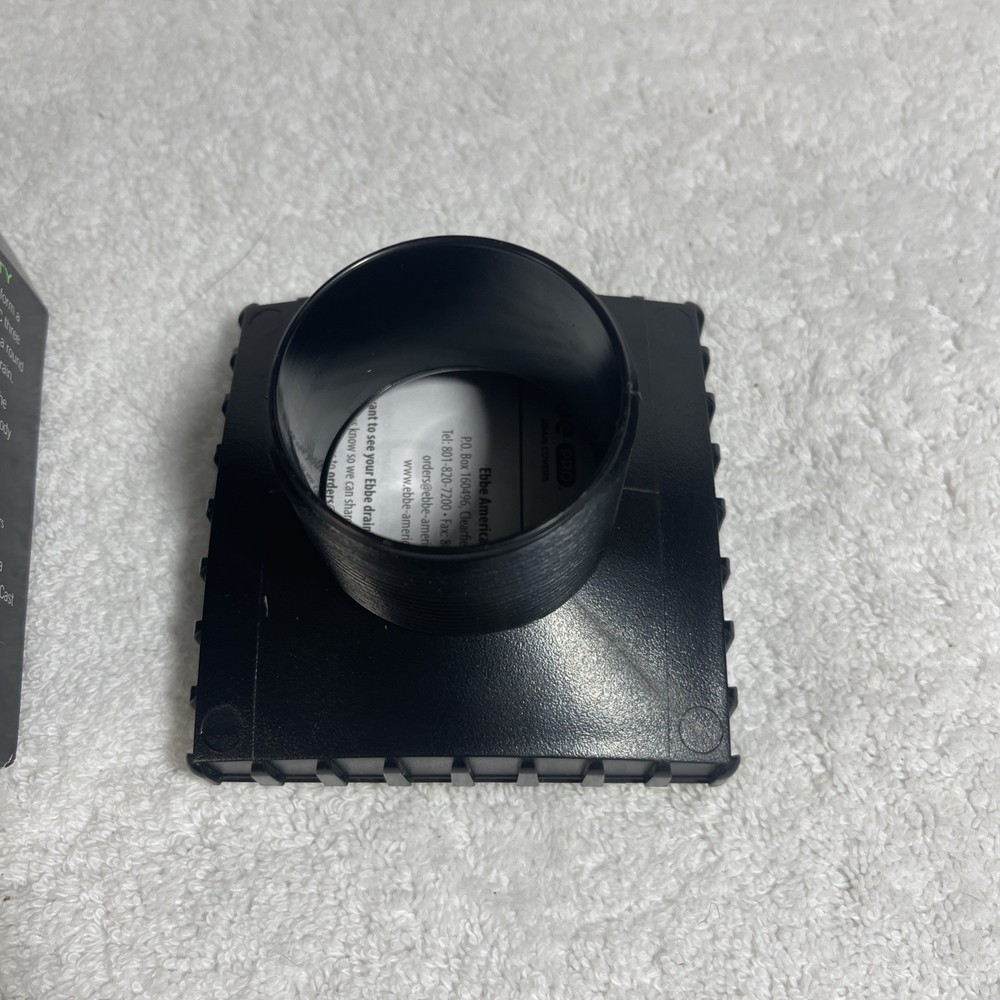 EBBE E4400 DRAIN RISER - BLACK -- Open Box