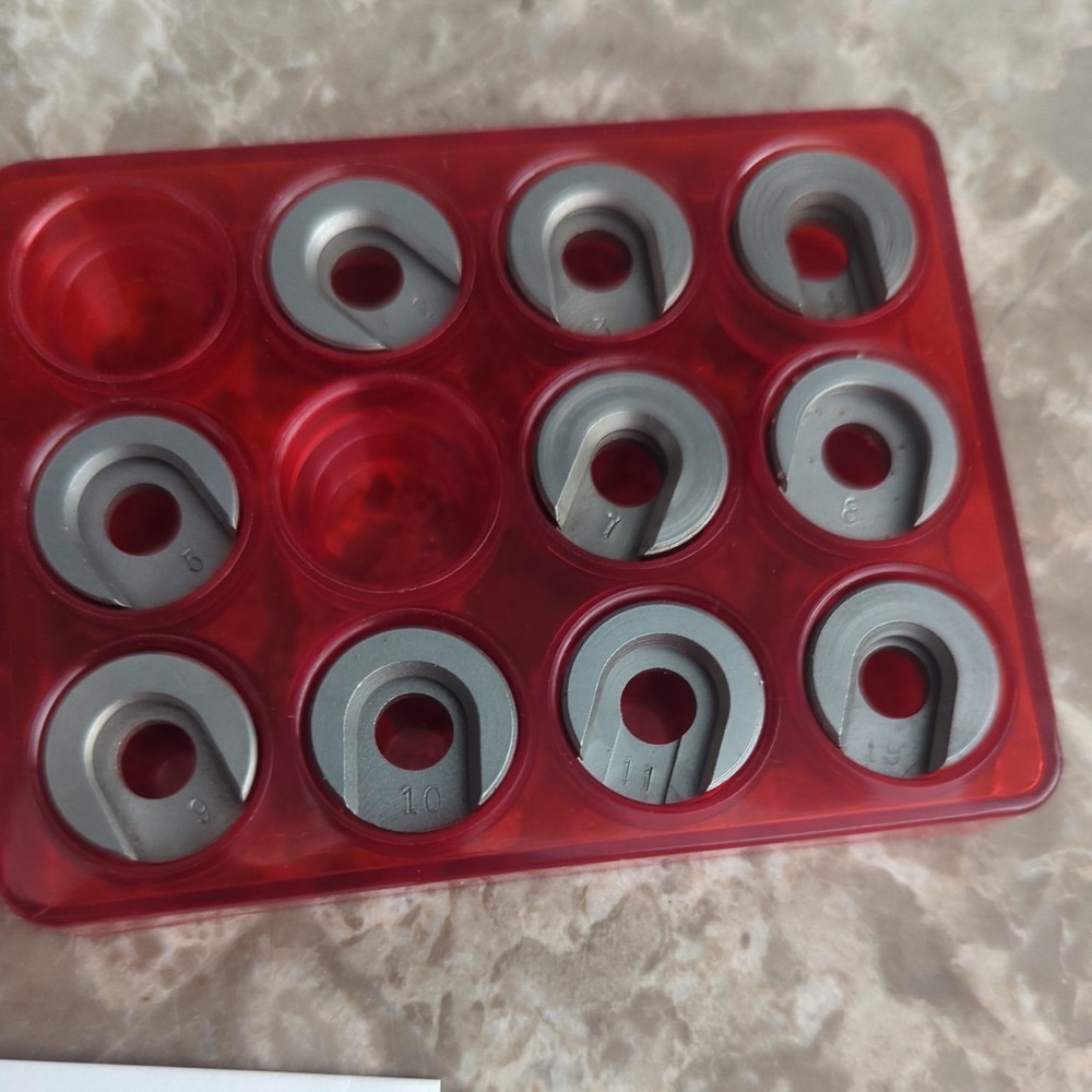 Lee Priming Tool Shell Holder Set (90198) Incomplete Set Missing #1 And #6