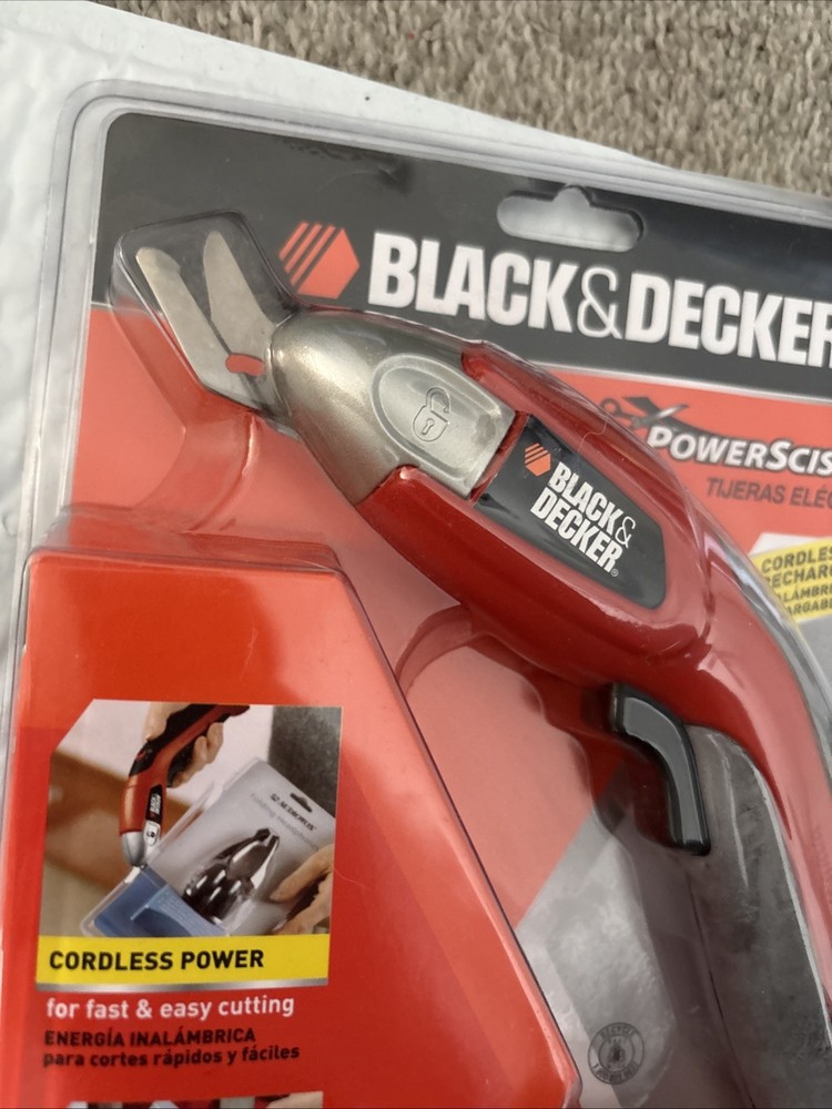 Black & Decker PowerScissors SZ360 Cordless Rechargeable Electric Scissors A