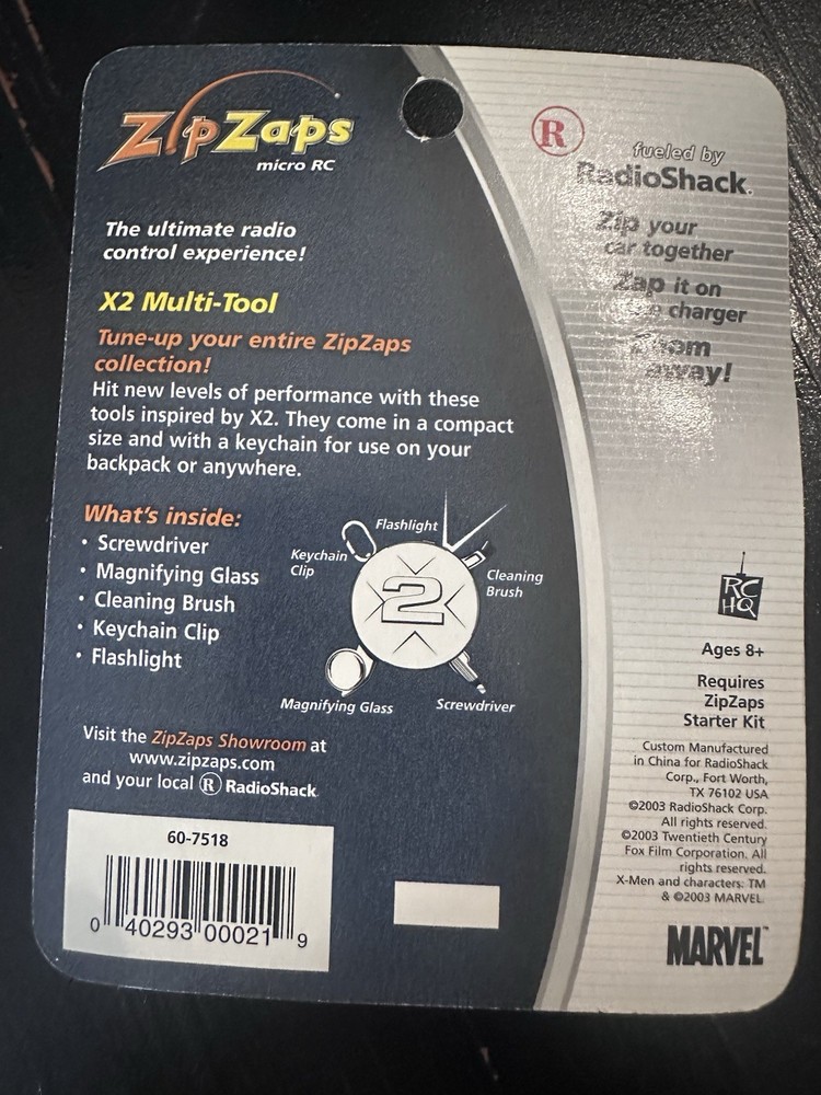 Zip Zap X2 Multi tool X-men Wolverine