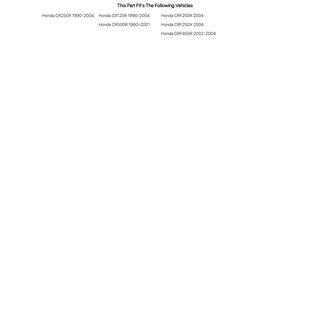 Primary Drive Rear Chain Guide Black For HONDA CR250R 1990-2004