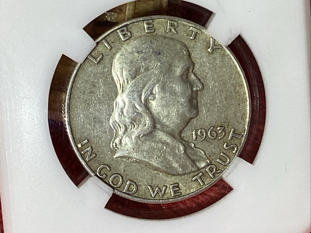 1963 D FRANKLIN HALF 💰in GENERIC SLAB 👀