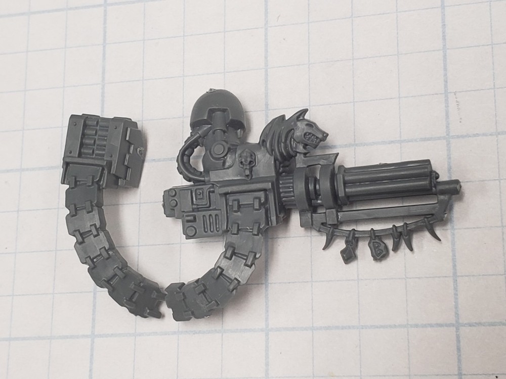 40k Space Wolves Bits OOP Wolf Guard Terminator Assault Cannon w Pack