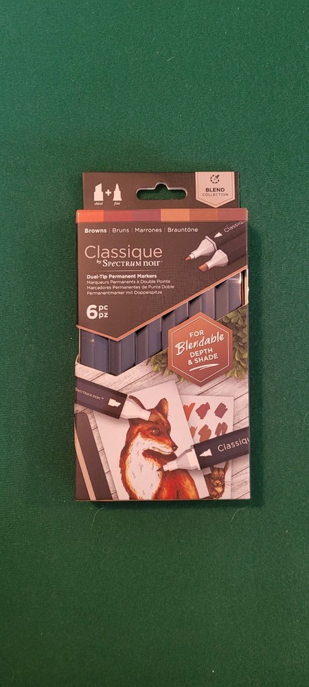 Spectrum Noir Classique Dual-Tip Permanent Markers-5 Packages