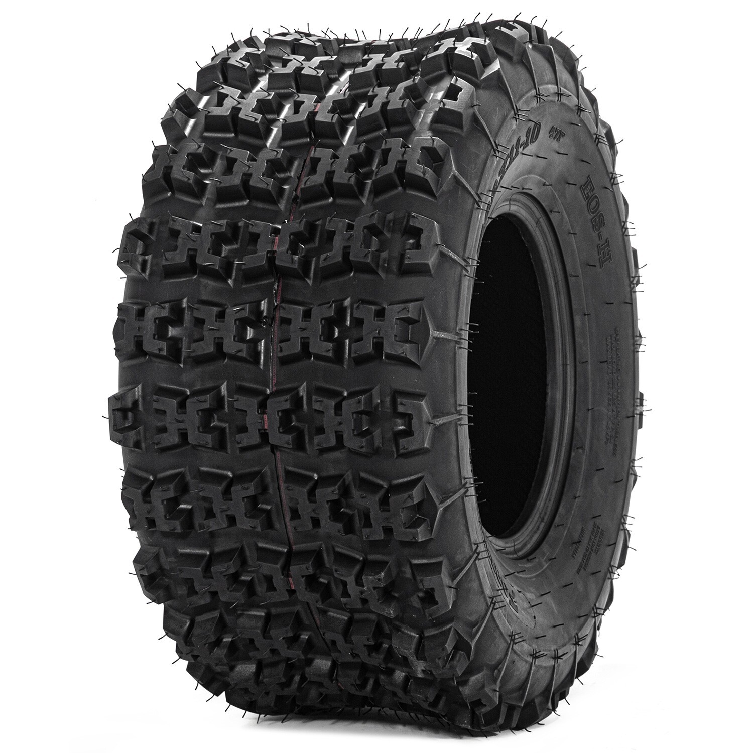 Set 2 Rear 22x11-10 ATV Tires 6PR 22x11x10 UTV All Terrain 22 11 10 Tubeless 22"