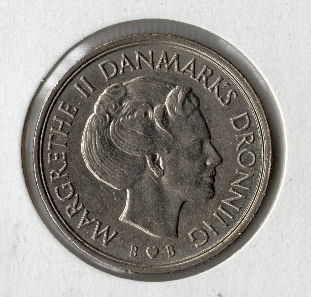 Coin Denmark 1 Krone 1979 KM862.2