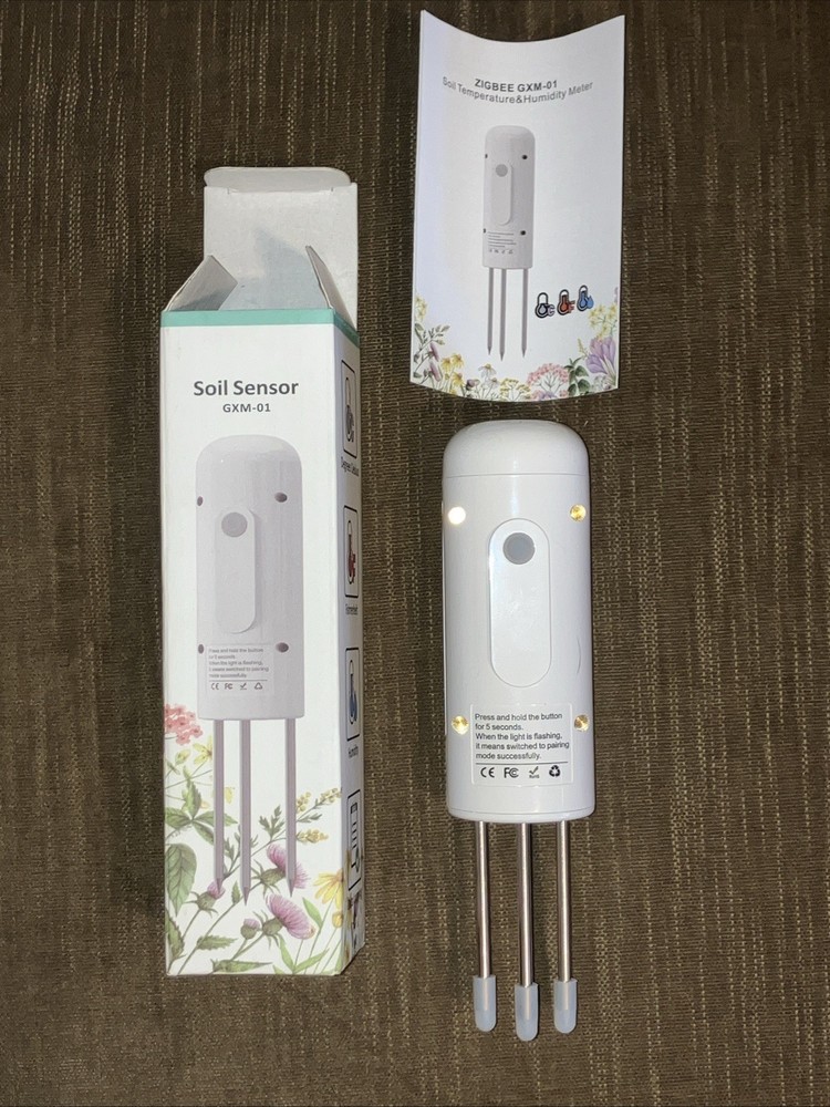 Soil Sensor GXM-01 ZigBee 3.0 Log Soil Moisture And Temperature Data Waterproof