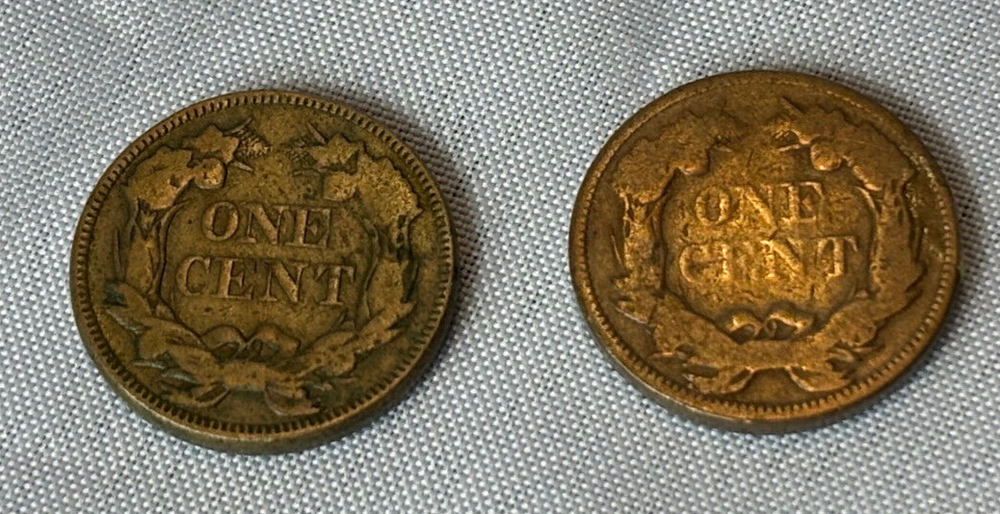 1857 & 1858 Flying Eagle One Cent Penny