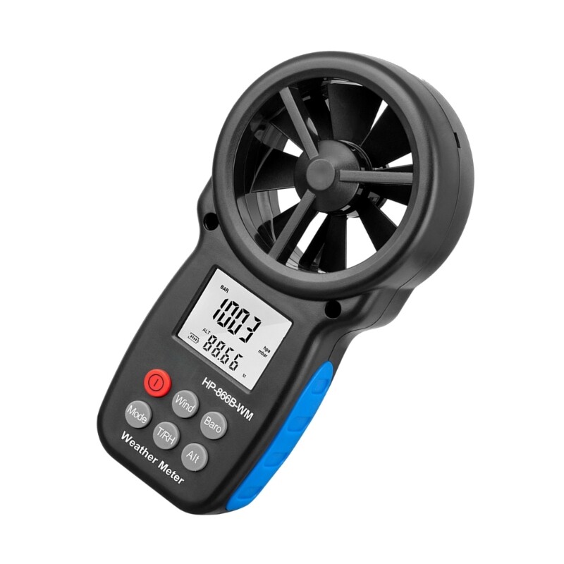 Small Wind Gauges Plastic Wind Speed Tester Ideal for Engineers Sailors