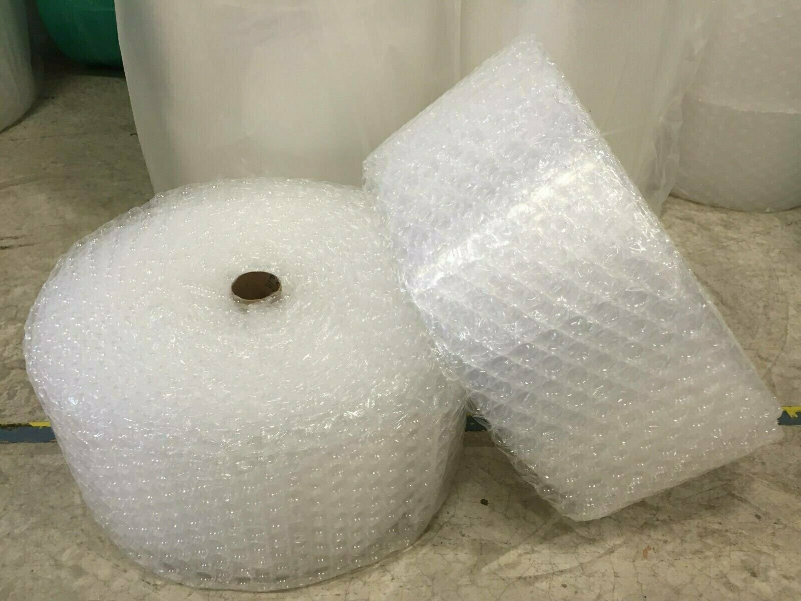 ZV 1/2" x 12" x 250' 250FT Large Clear Bubble Padding Cushioning Wrap Roll
