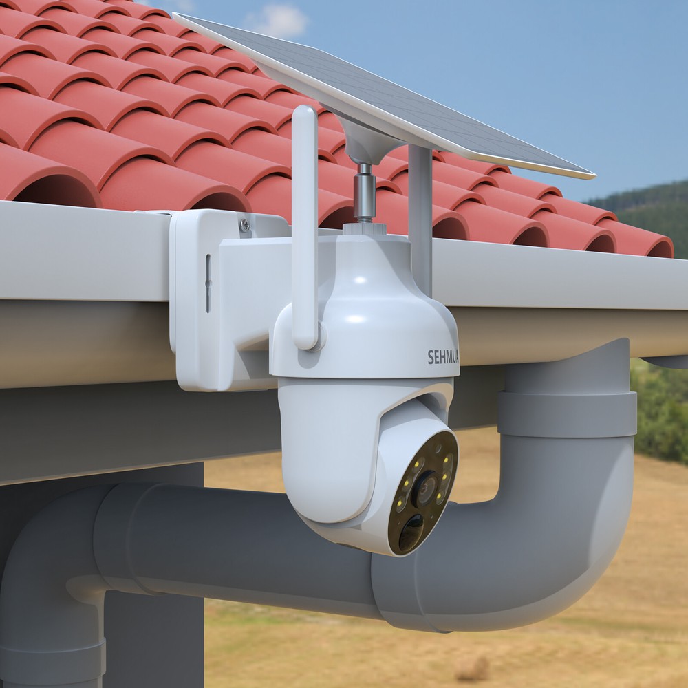 Weatherproof Gutter Mount for SEHMUA RBX-S73 Solar Security Camera