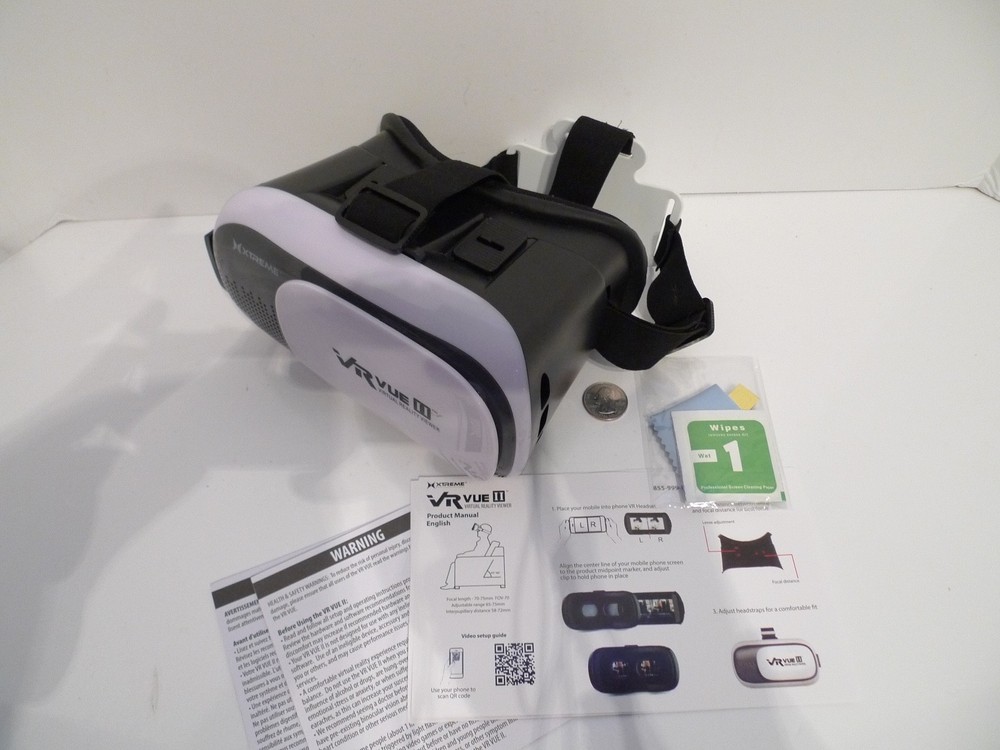 Xtreme VR Vue 2 Virtual Reality Viewer Includes Free VR Apps Card