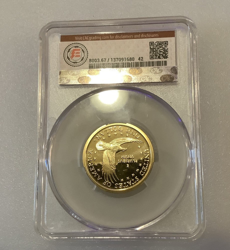2003-S CAC PR67 DCAM Native American Dollar ~ Red Label
