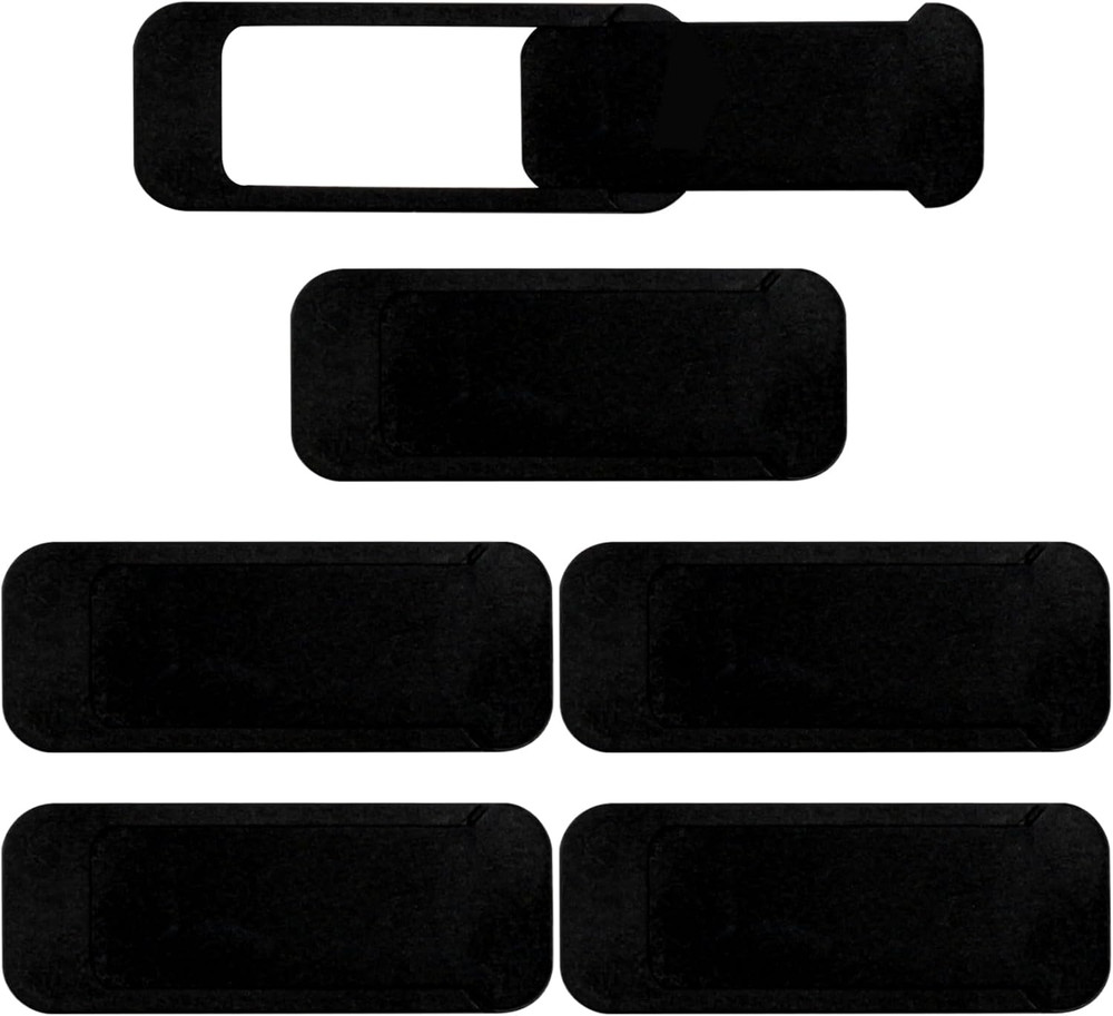 Webcam Cover Slide (6-Pack) – Extra-Large Privacy Shield for Laptop, Tablet, PC