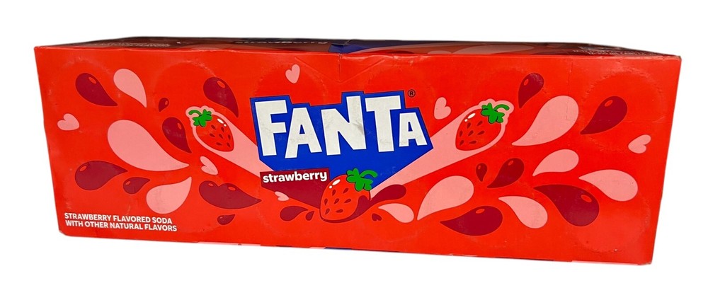 Fanta Strawberry Flavored Soda 12 pack
