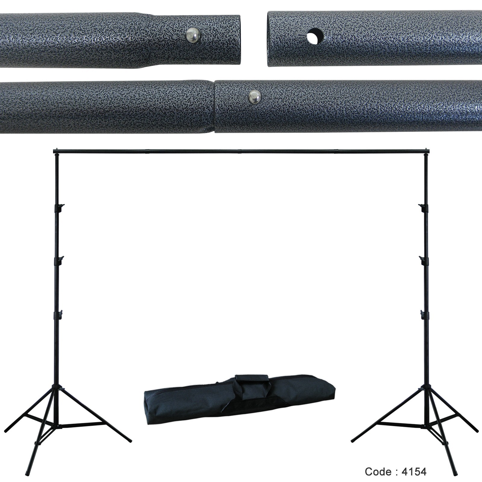Photography Studio Lighting 9x10 Backdrop Stand Muslin Set Photo Light Kit