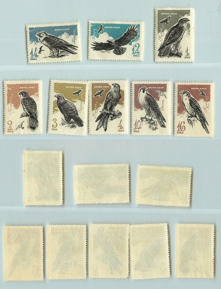 Russia USSR 1965 SC 3124-3131 Z 3196-3203 mint. rtb3919