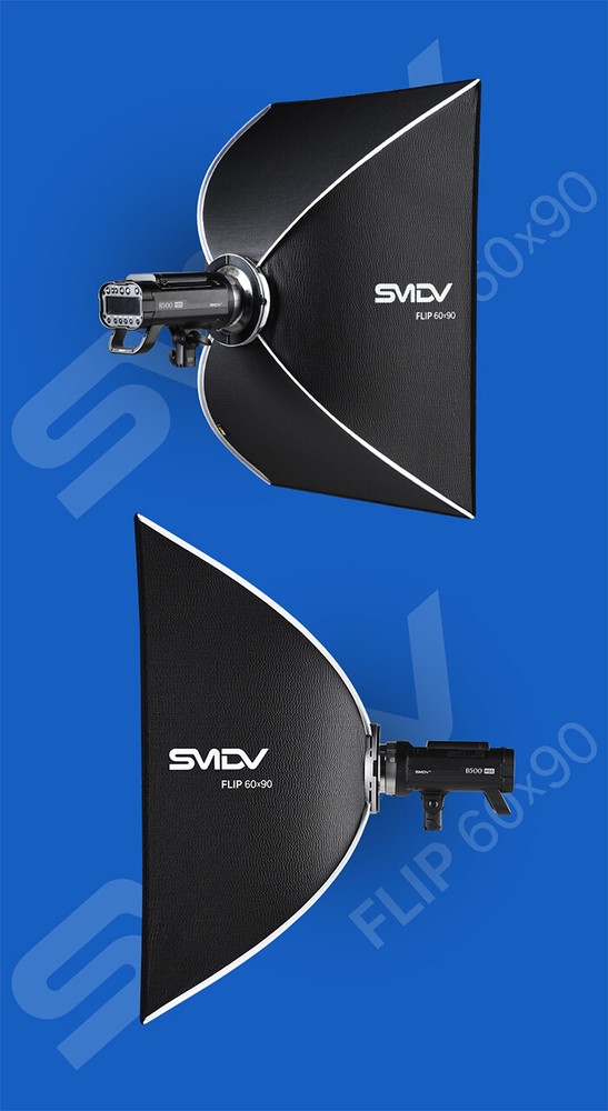 SMDV FLIP NEMO 60x90 Quick Soft Detachable Rectangular Diffuser Speed-Box+Pouch