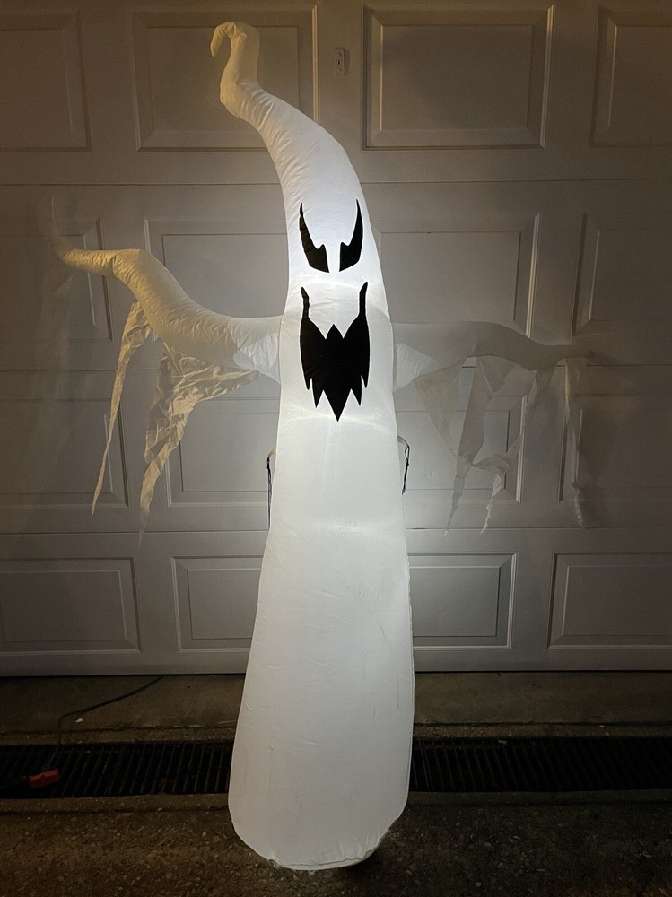 Two Airblown Halloween Ghost Inflatables
