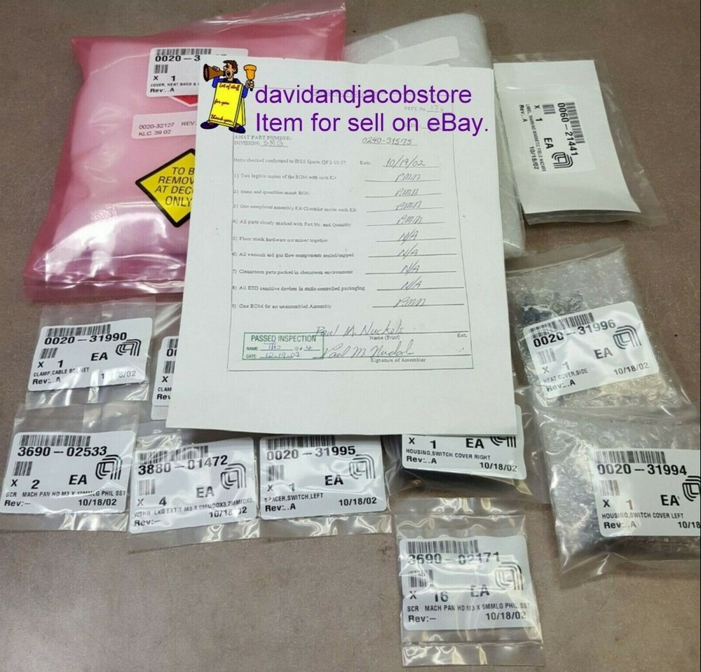0240-31575 KIT, HEATING GATE VALVE, Applied materials...KIT.