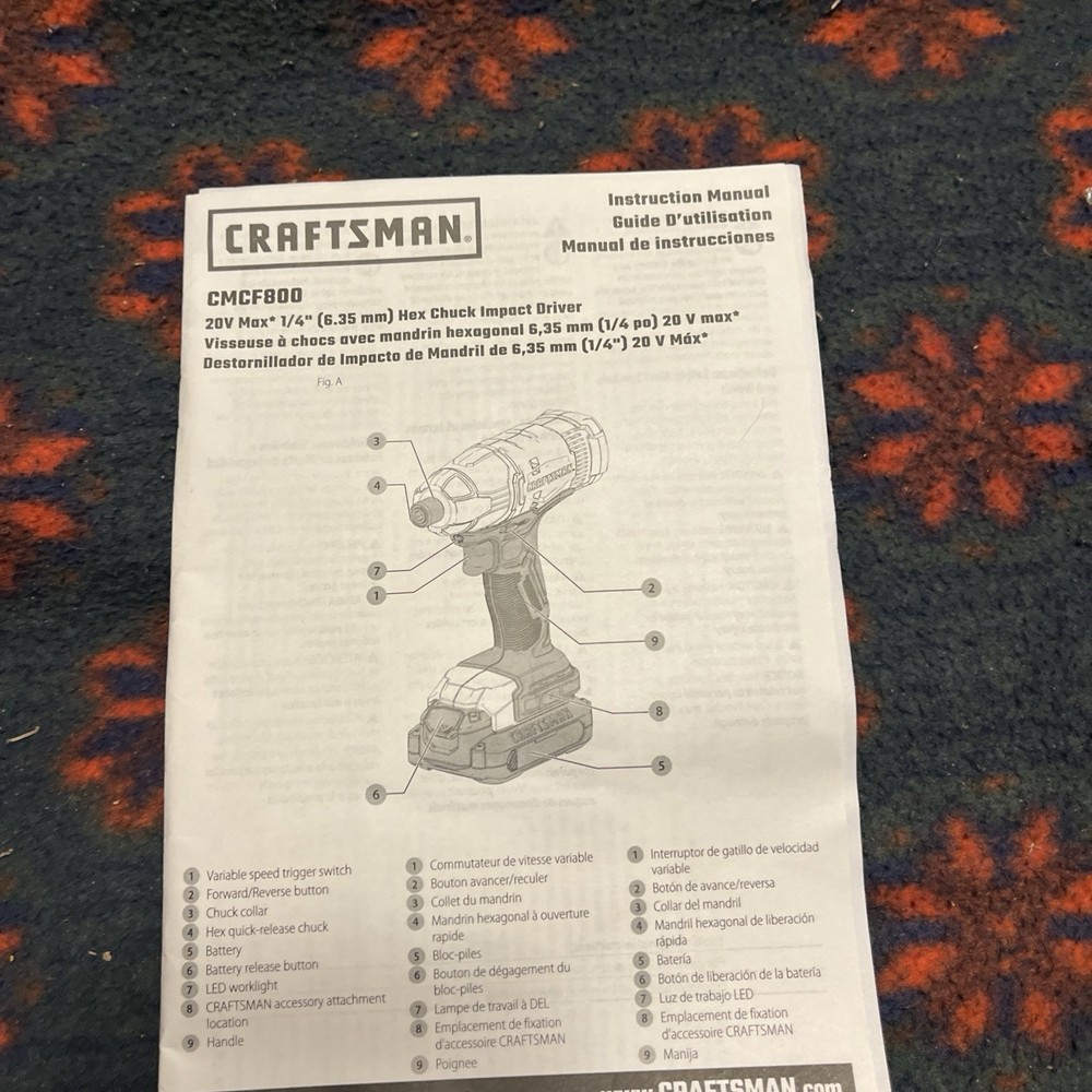 Craftsman CMCK200C2 20V Cordless Combo Kit