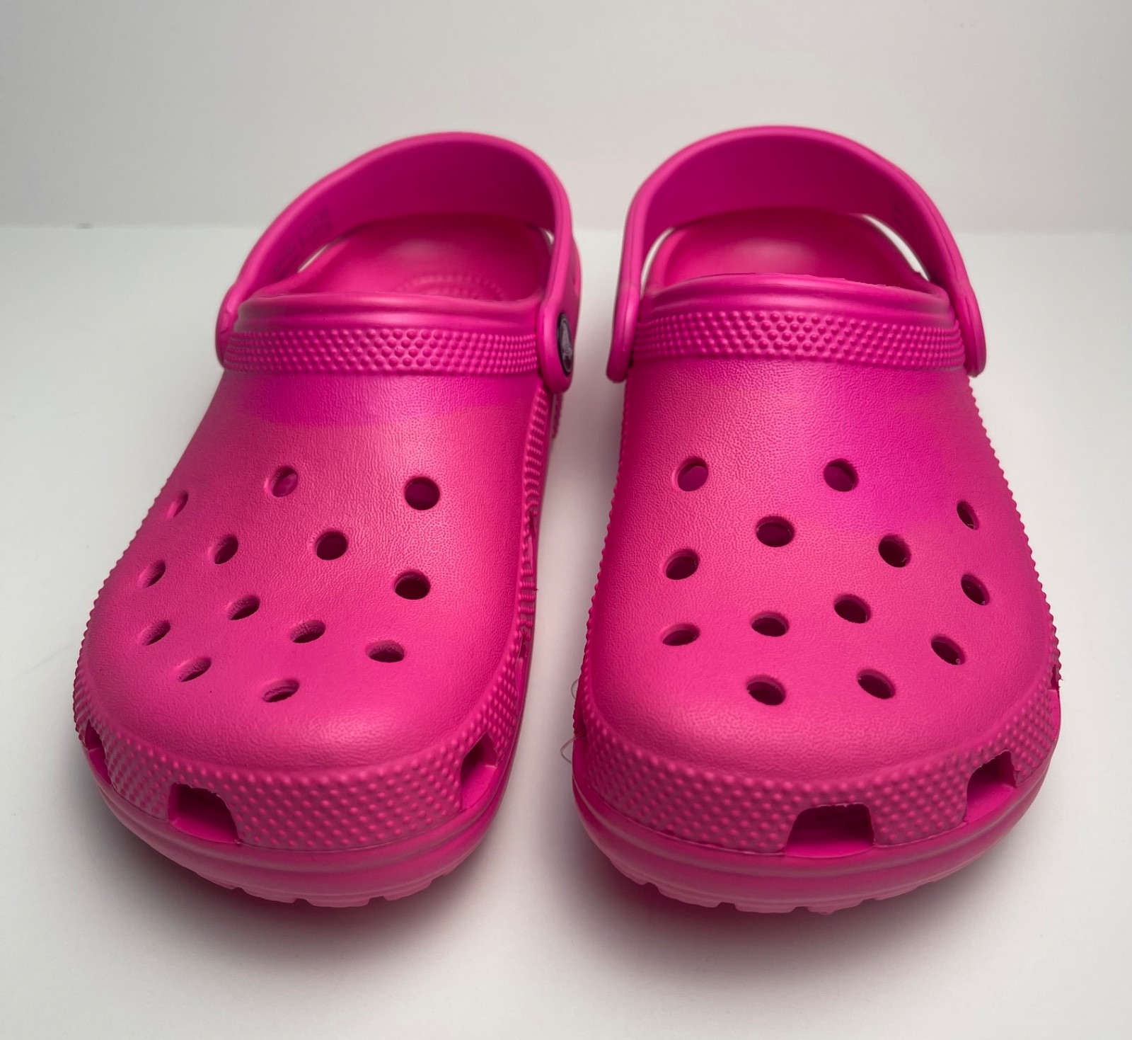 Girls CROCS HOT PINK clog shoe slip-on C11 C12 C13 J1 J2 J3 J4 J5 classic $40