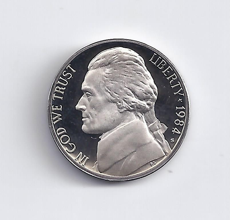 1984-S  PROOF NICKEL