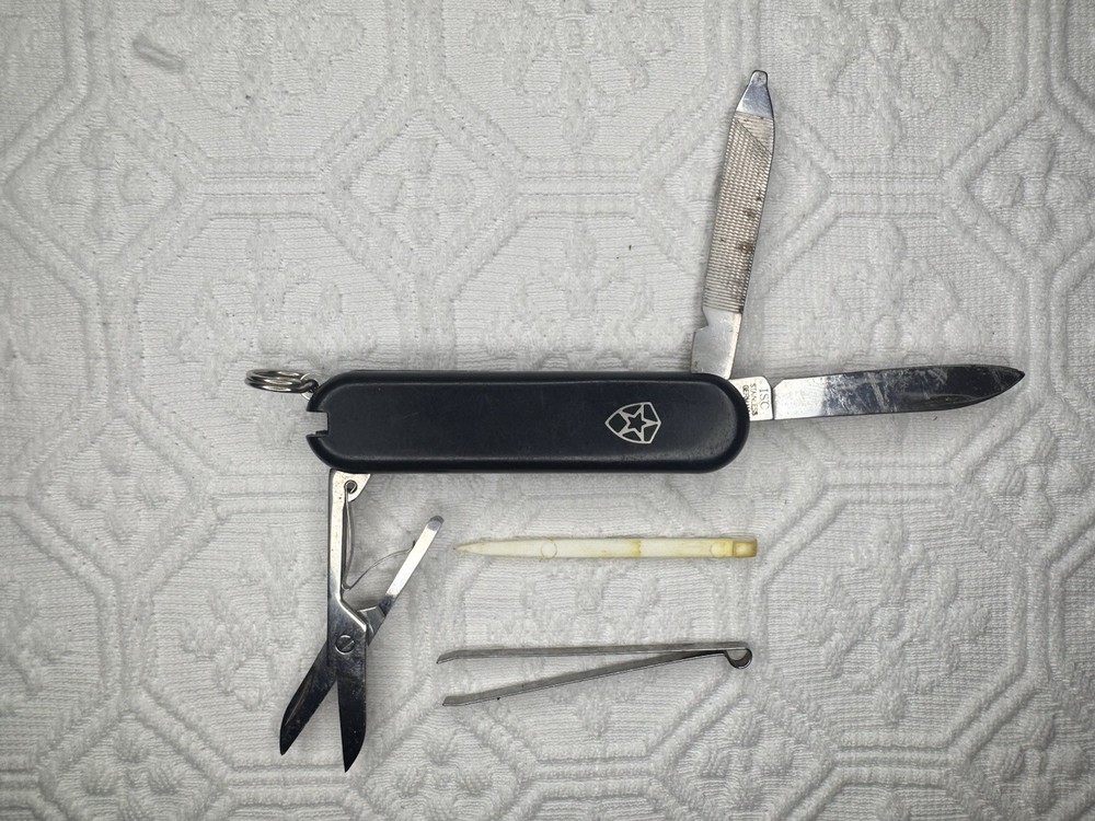 ISC Imperial Schrade Co. Multi-Function Black Pocket Knife Germany Multi Tool