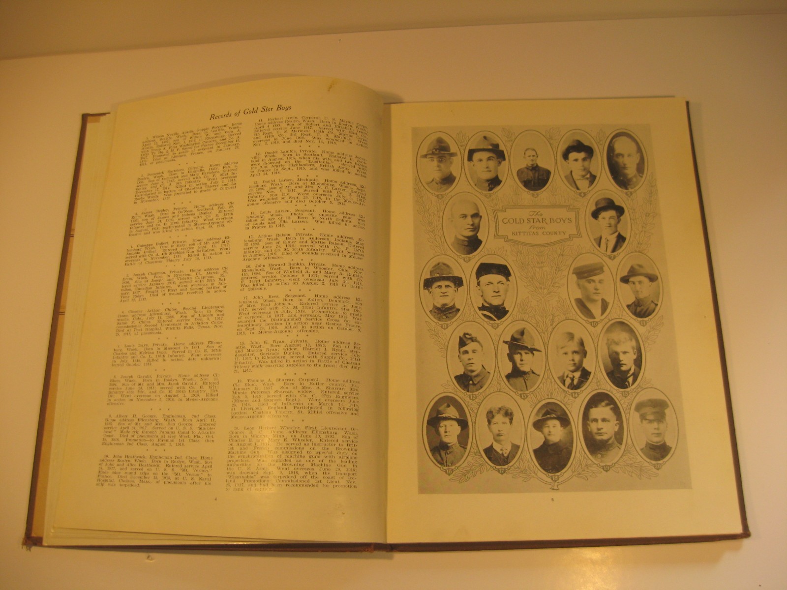 With The Colors Kittitas County Yearbook 1917 1918 1919 USA