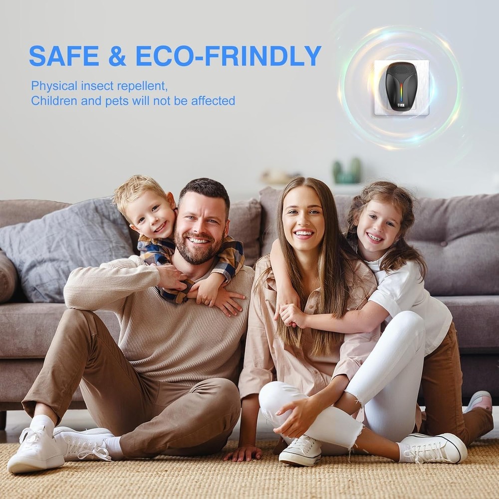 Intelligent Insect Repeller – 6 Pack, Effective Against Ants, Spiders & More