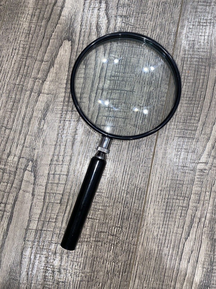 Classic Magnifying Glass 90mm Diameter Black