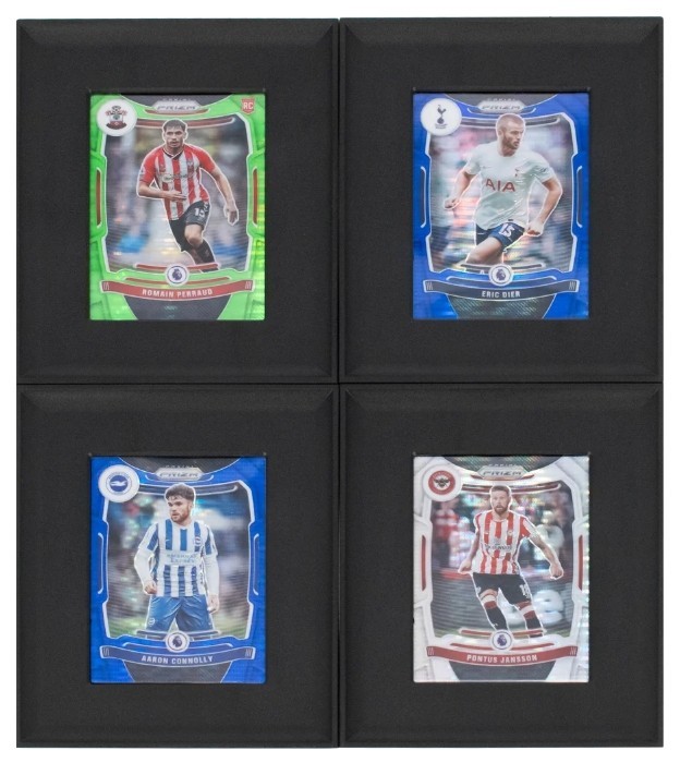 (6 Pack) BCW Interlocking Card Frames - Black - Fits Toploaders and Magnetics