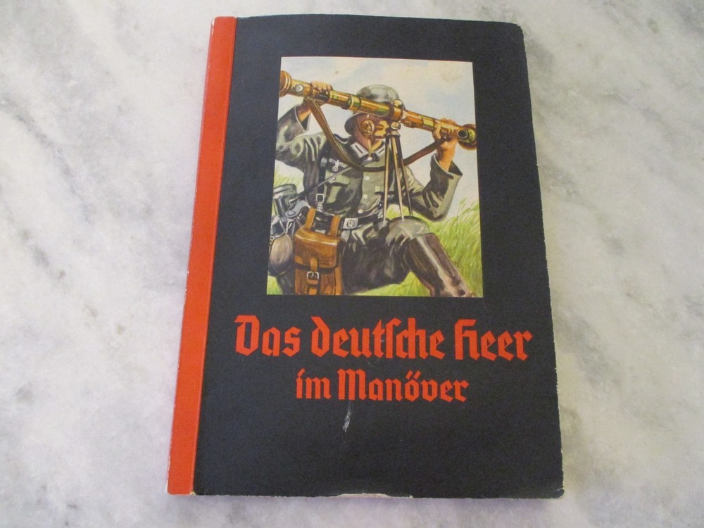 DAS DEUTLCHE HEER IM MANOVER - 1936 GERMAN - CIGARETTE CARDS / ARMY ACTIVITIES