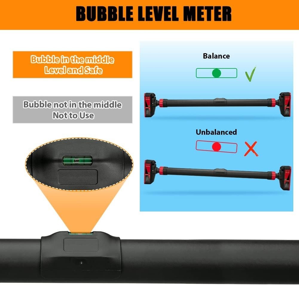 Pull-up bar for doorways, strength training pull-up bar