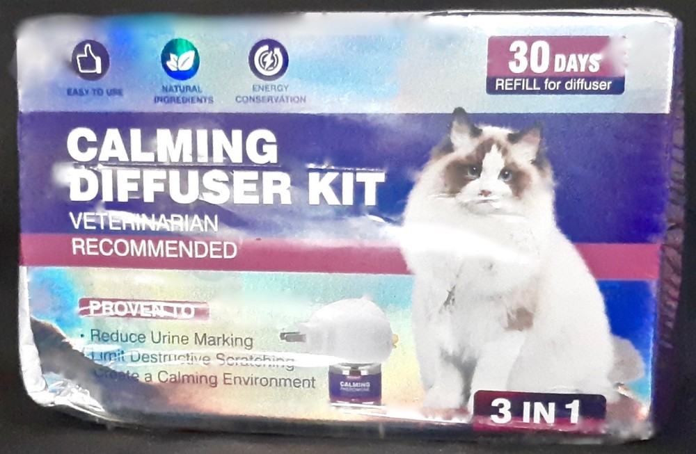 CALMING DIFFUSER KIT FOR CATS VETERINARIAN RECOMMENDED 30 DAYS DIFFUSER REFILL